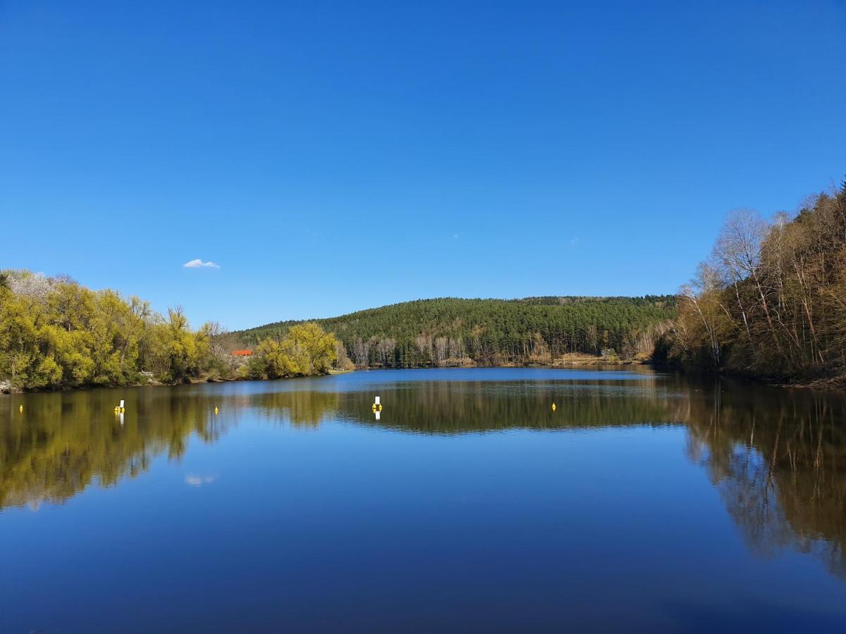 Holzhaus Am See Mit Panoramablick Trausnitz Ngoại thất bức ảnh
